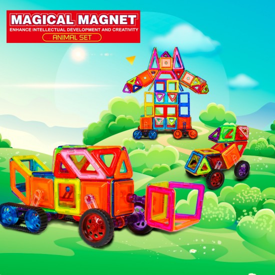 168PCS Magical Model Magnetic Building Blocks Toys