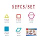 52PCS Developmental education children toy  Magnetic Building
